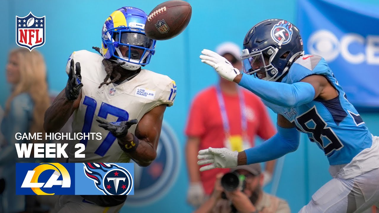 Los Angeles Rams vs. Tennessee Titans Week 2 Highlights | 2025 NFL Season 🏈