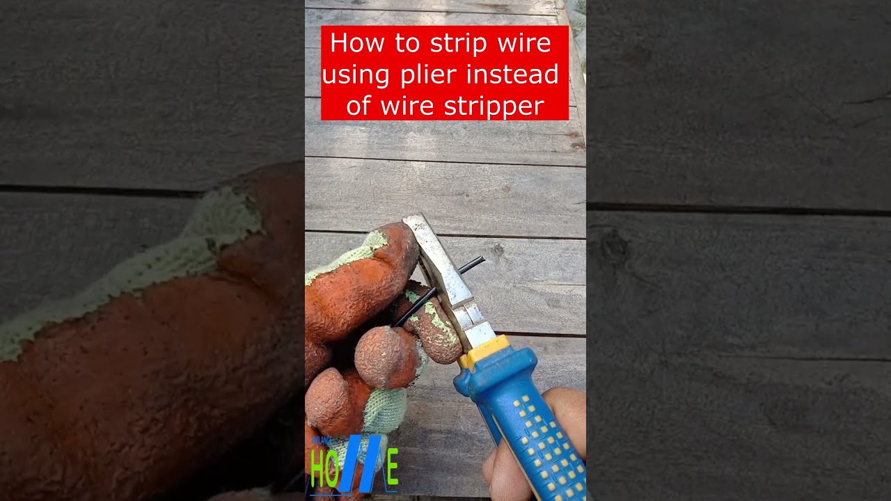 Effortless Wire Stripping with Pliers: Quick DIY Hack 🔧