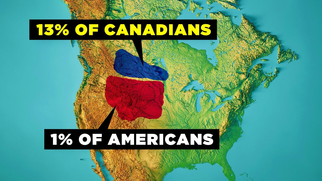 Why Northern U.S. Is Less Populated Than Southern Canada