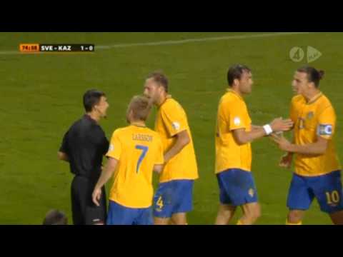 Sweden vs Kazakhstan 2-0 Vm-Kval