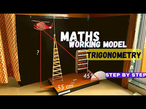 Maths working model #trigonometry class 9-10 th NakulSahuArt