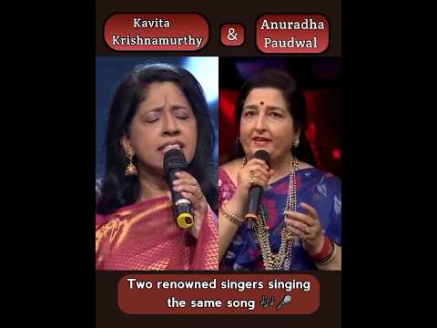 Anuradha Paudwal & Kavita Krishnamurthy Singing Dhak Dhak Karne Laga Live #bollywoodsongs