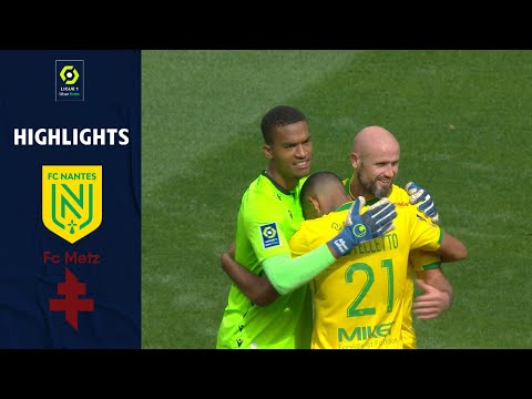 FC NANTES - FC METZ (2 - 0) - Highlights - (FCN - FCM) / 2021-2022