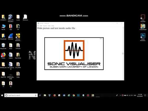 Hide pic or text inside audio file | steganography