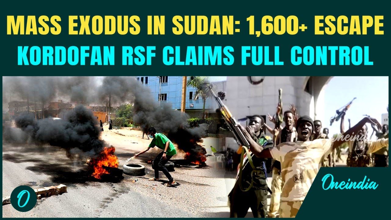 Sudan Civil War Escalates: 1,600+ Flee Kordofan 🚨