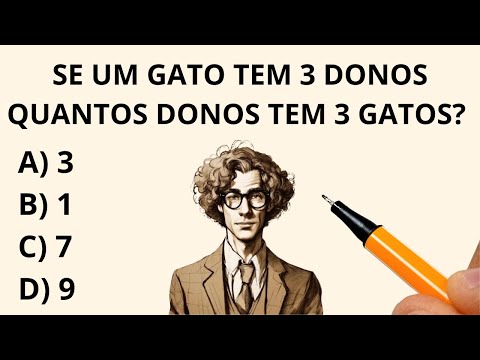 🔥7 QUESTÕES DE RACIOCÍNIO LÓGICO PARA DESTRAVAR SEU CÉREBRO🧠 NÍVEL 1