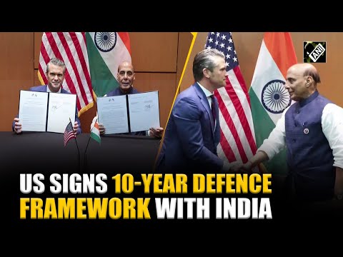 US signs 10-year defence agreement with India as Rajnath Singh, Pete Hegseth meet in Malaysia