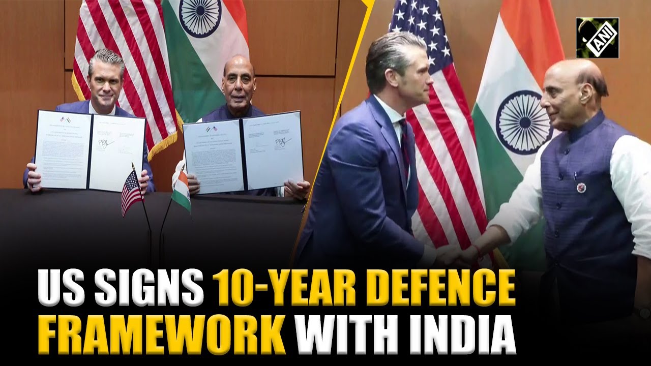 US and India Sign 10-Year Defence Pact Amid High-Level Talks in Malaysia 🇺🇸🇮🇳