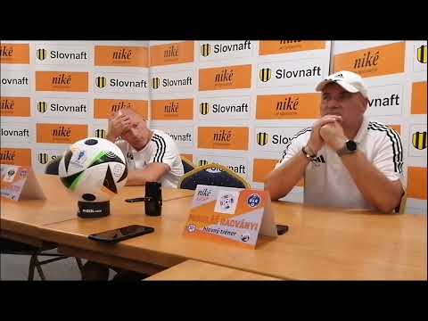Pozápasová tlačová konferencia KFC Komárno - MFK Zemplín Michalovce 31.8. 2024