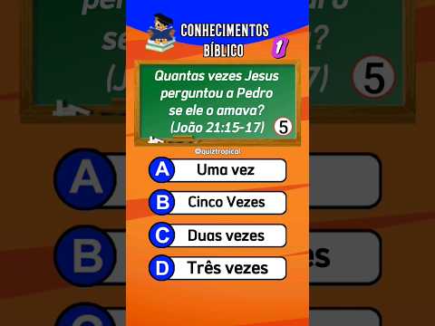 Perguntas E Respostas Bíblicas #quiz #quizzes #aprender #perguntaserespostas #biblia #perguntas