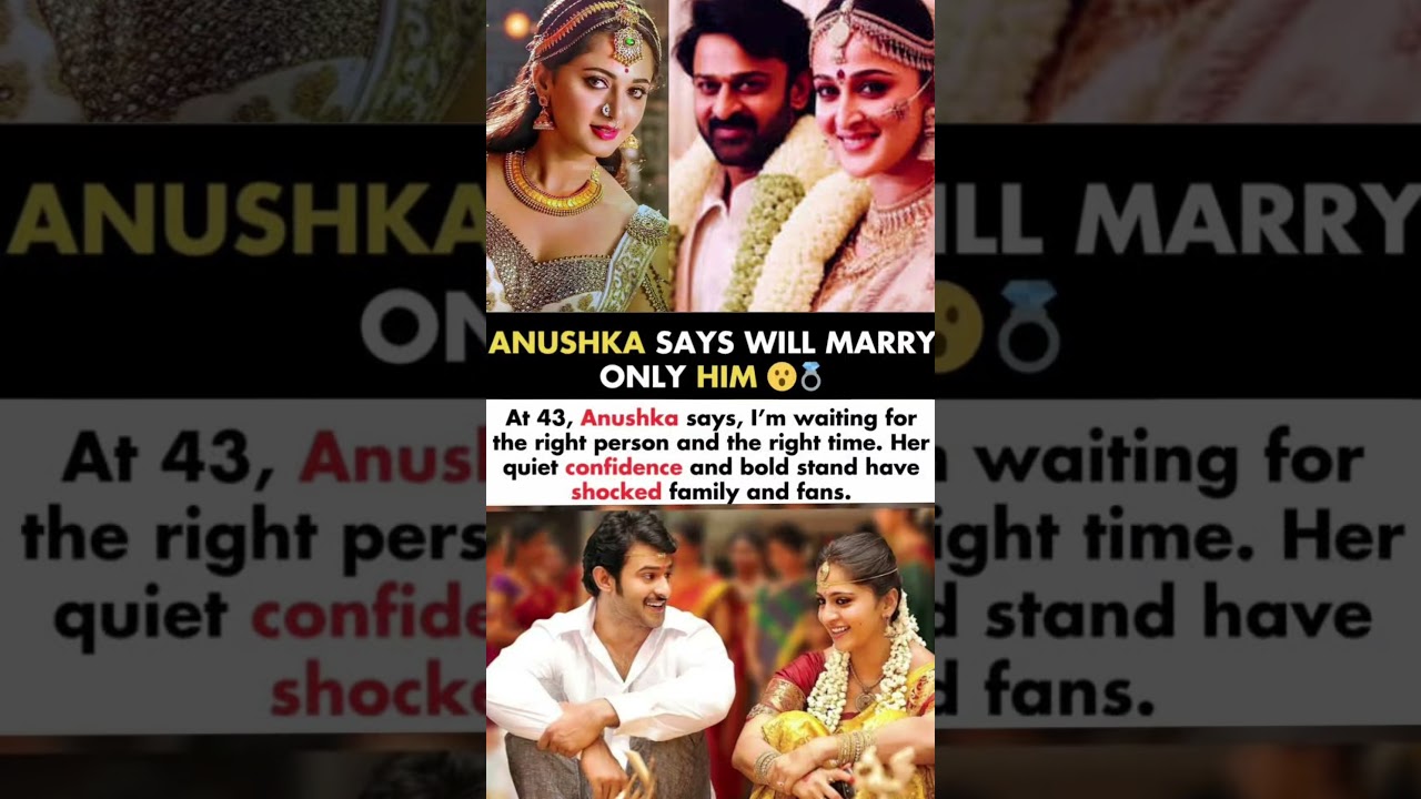 Anushka Shetty Confirms Wedding Plans 💍