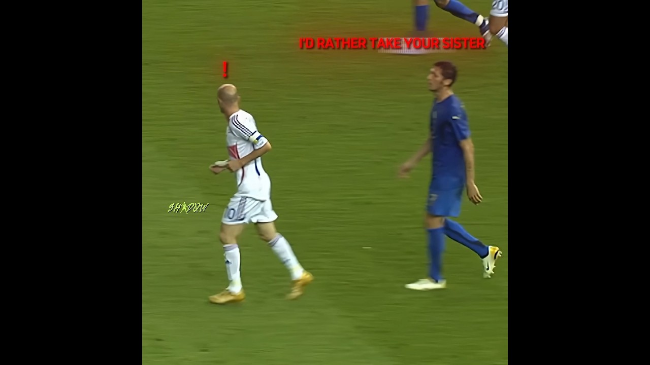 Zidane's Famous Headbutt Incident 💥