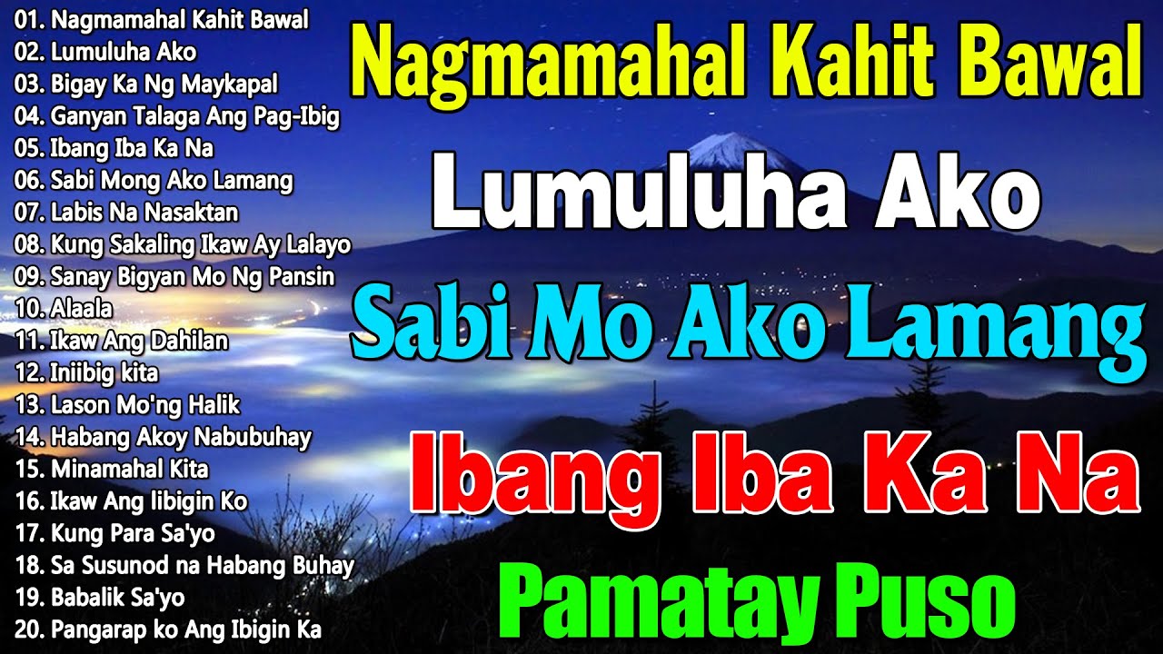 Nostalgic Tagalog Love Songs Medley 🎶 | 60s–90s OPM Classics for Stress Relief