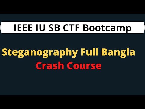 IEEE IU SB CTF Bootcamp 2022 #Class 02 | Steganography Full Bangla Crash Course