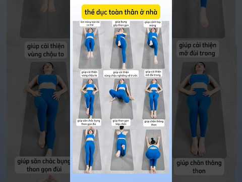 tập thể dục giảm mỡ toàn thân tại nhà #yoga