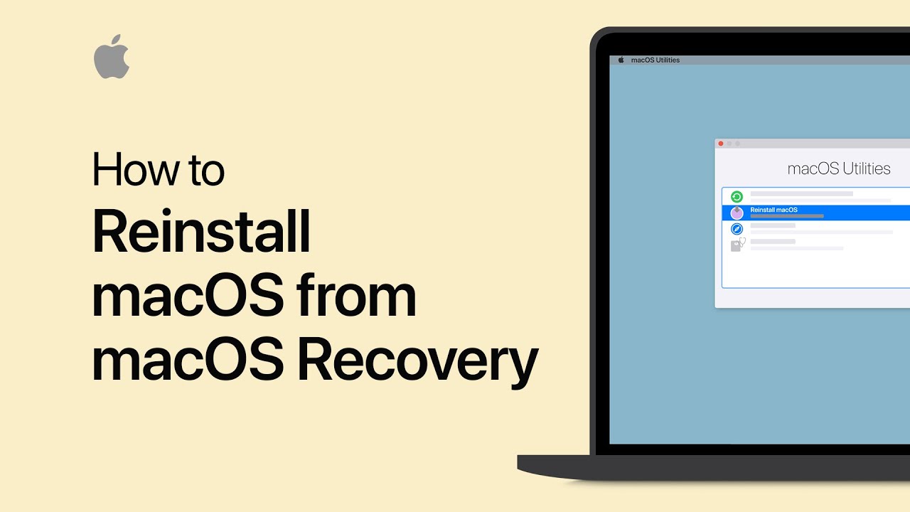 Reinstall macOS via Recovery Mode 🖥️