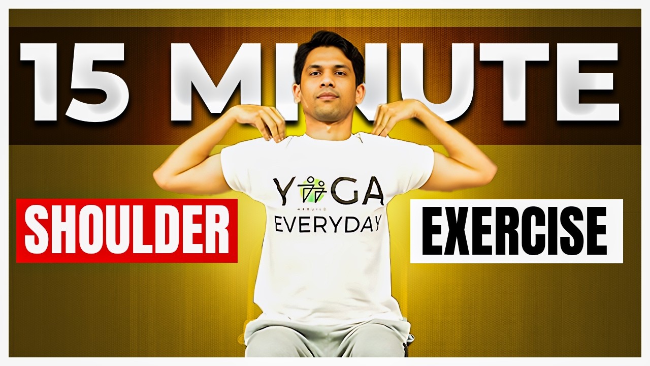 Daily 15-Minute Shoulder Workout Routine | 10 Shoulder Mobility Exercises | Saurabh Bothra Yoga