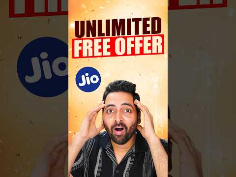 Jio Shocking FREE Unlimited Offer 😱🔥 #shorts