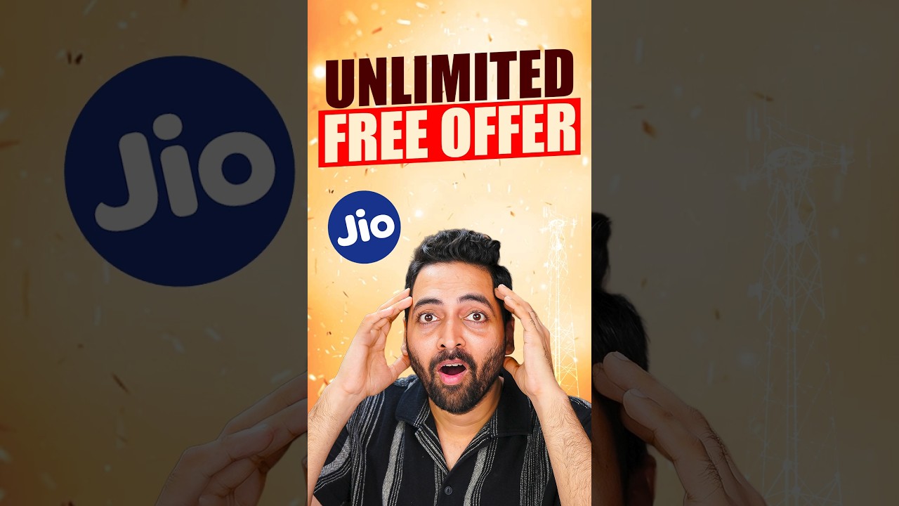 🚀 Jio's Amazing Free Unlimited 5G Offer – Limited Time Only! #shorts