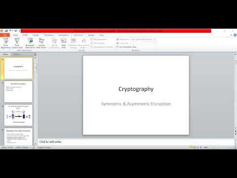 Cryptography - Symmetric and Asymmetric|| Cryptography