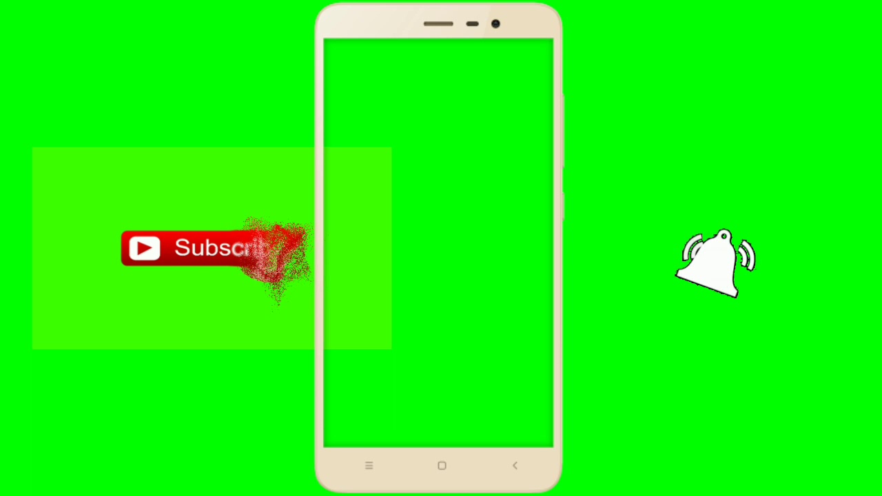 Green Screen Intro Templates with Subscribe Icon 🎥