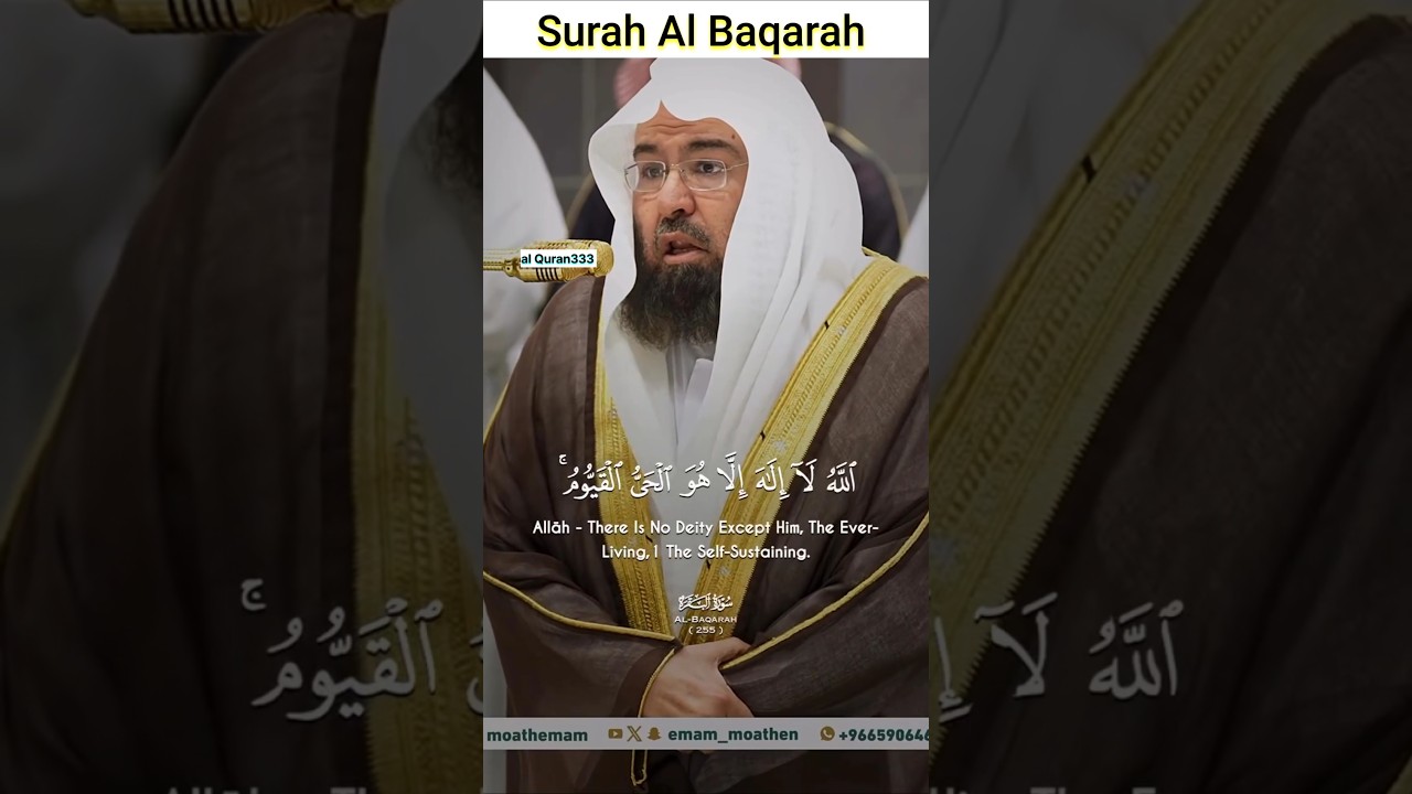 Sheikh Sudais's Beautiful Quran Recitation 🎙️