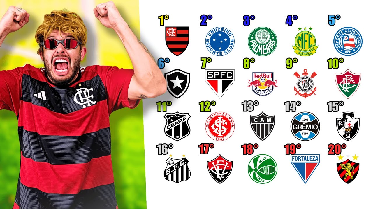 Tabela do Brasileirão 23ª Rodada Atualizada