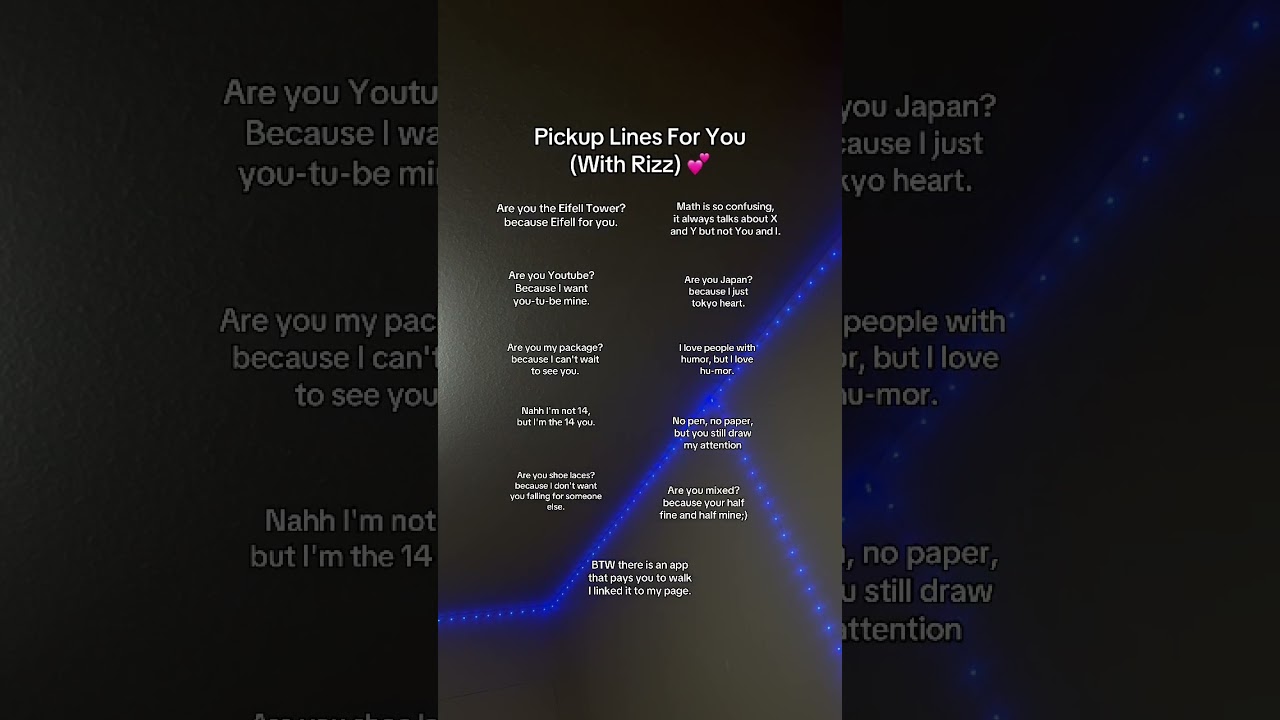 Pickup Lines to Impress with Rizz 💕