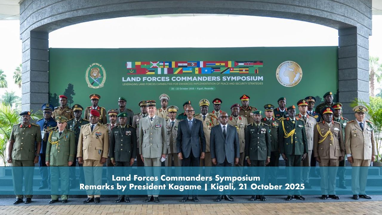 President Kagame Addresses Land Forces Commanders Symposium in Kigali 🇷🇼