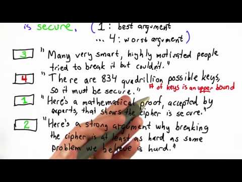 Proving Security Solution - Applied Cryptography