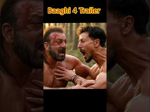 Baaghi 4 Trailer #ytshorts #trailer #tigershroff #sanjaydutt
