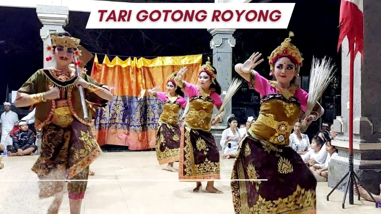 Tari Gotong Royong di Pura Batu Pageh Bali 🌺