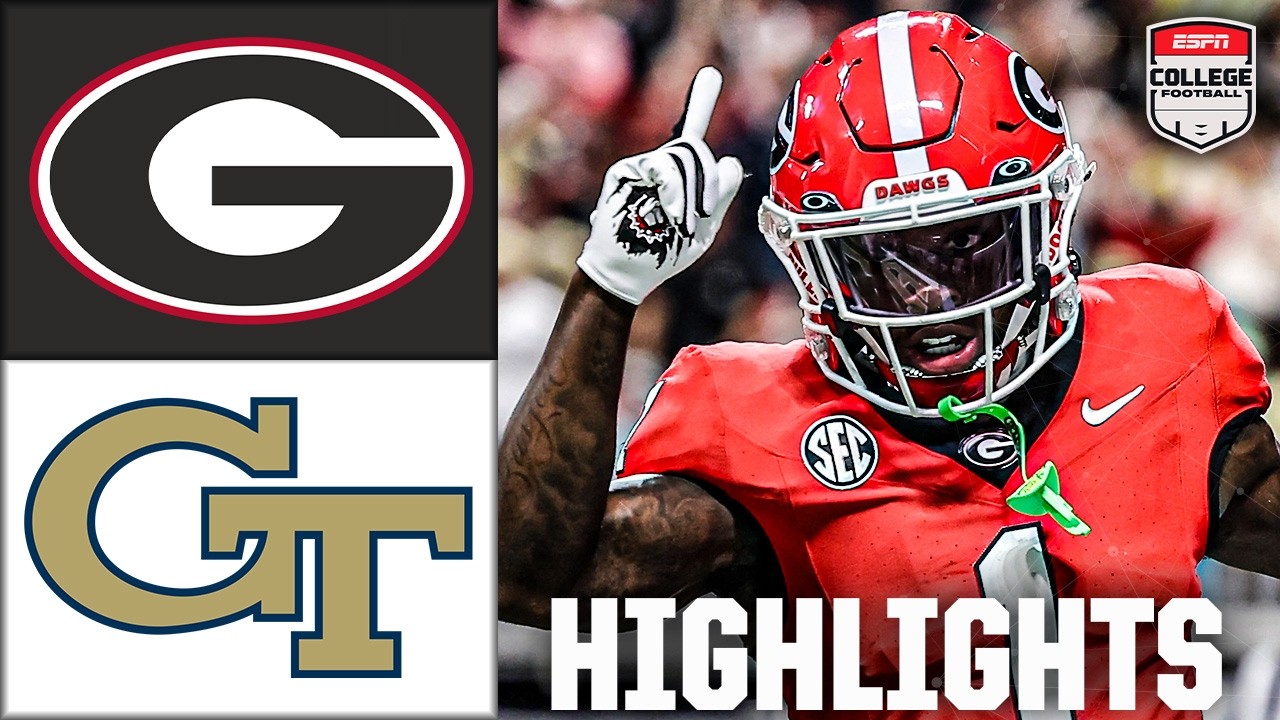 Georgia Bulldogs vs. Georgia Tech Highlights 🏈
