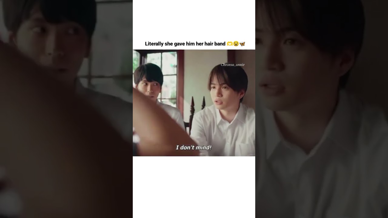 Literally She gave him her hair band π¨ππ¦ #shorts #jdrama #usokon #kdrama2023 #cdrama2023