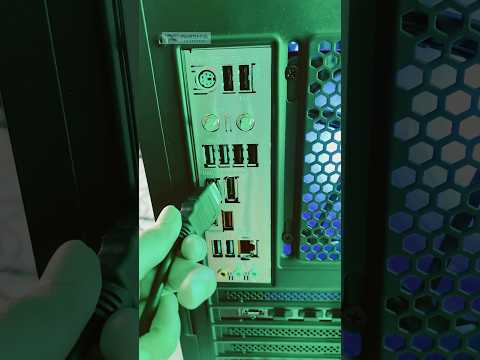 Solved! New PC turns on but no Display on Monitor #shorts