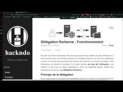 SALTINBANK COURS Délégation Kerberos - LES TROIS TYPES DE DELEGTION QU'ON PEUT ABUSER !
