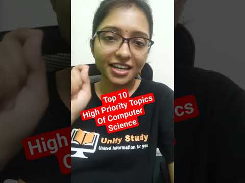 Top 10 High Priority Topics of Computer Science #ugcnet #computerscience