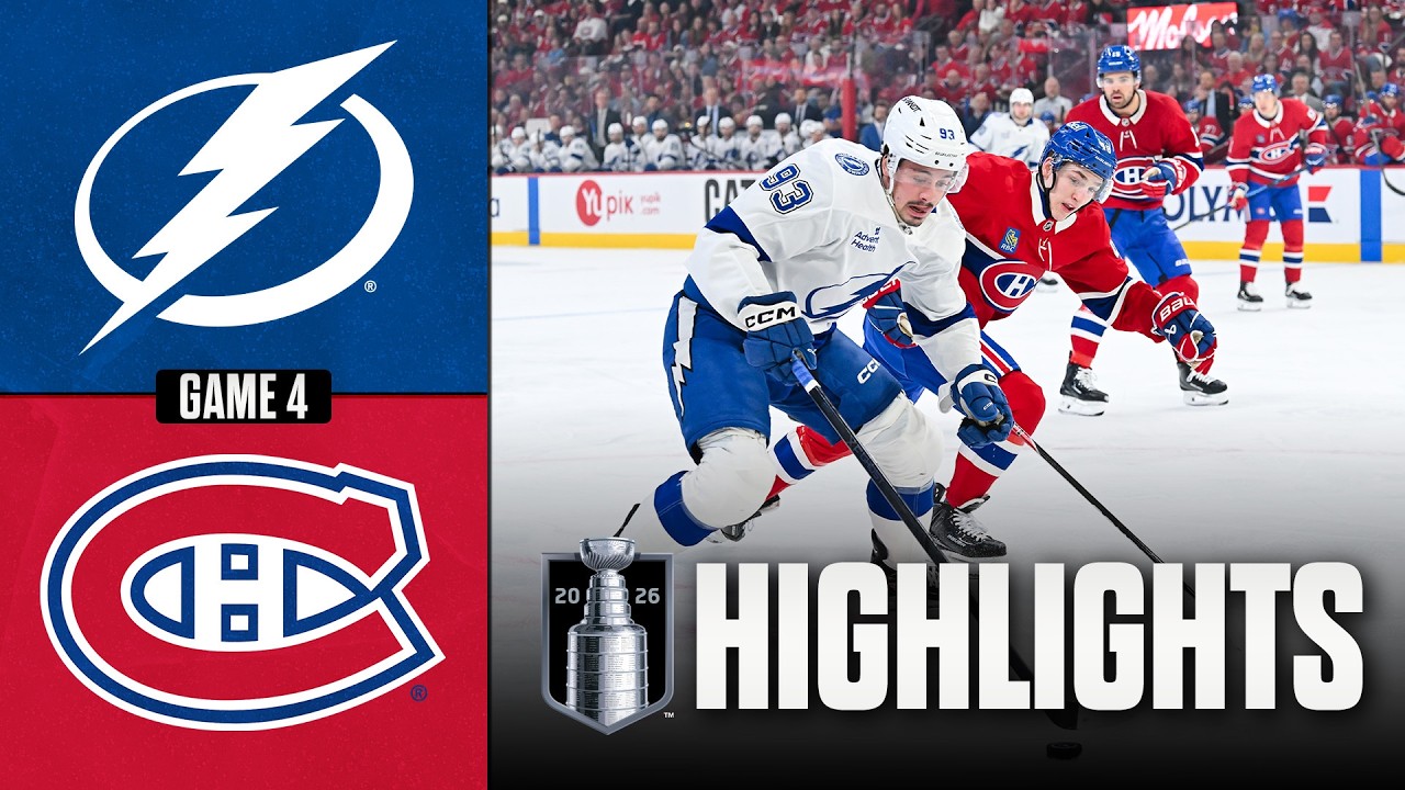 Lightning vs Canadiens Game 4 Highlights 🏒