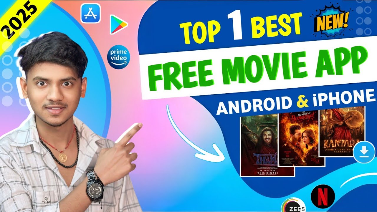 π₯ Best Movie Download App 2025 | Watch Free Web Series & Movies Legally