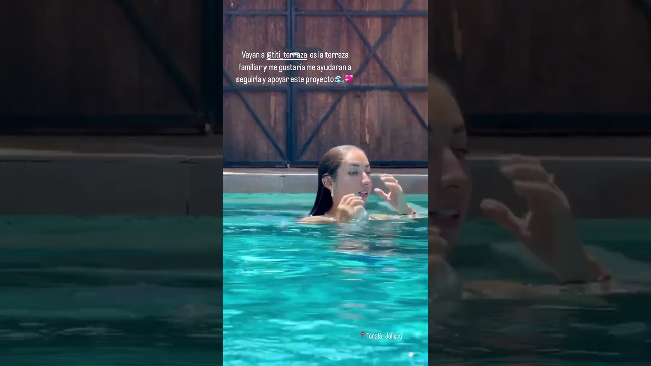 Araceli Torres Disfruta Relajada en la Alberca 🏊‍♀️ | Chivas Femenil
