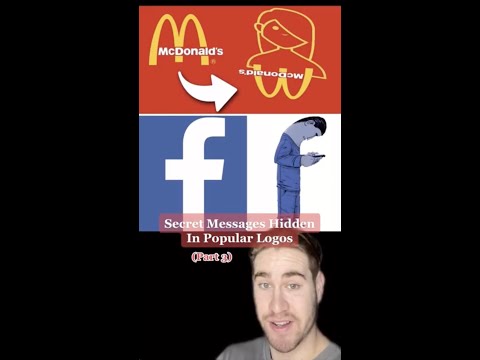 SECRET MESSAGES HIDDEN IN POPULAR LOGOS!! #Shorts