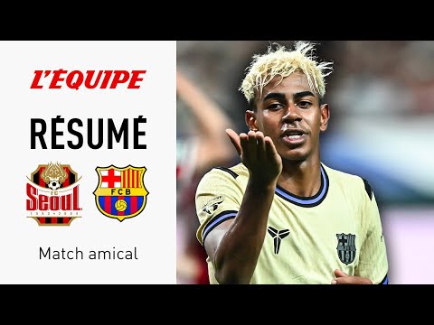 Football : 10 buts, un FESTIVAL de Lamine Yamal... Le FC Barcelone ÉCRASE le FC Séoul