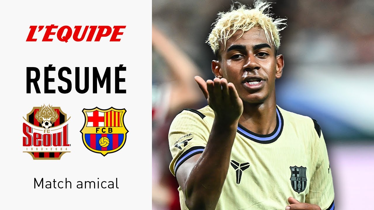 Lamine Yamal brille avec 10 buts dans un festival alors que le FC Barcelone écrase le FC Séoul 7-3 ⚽