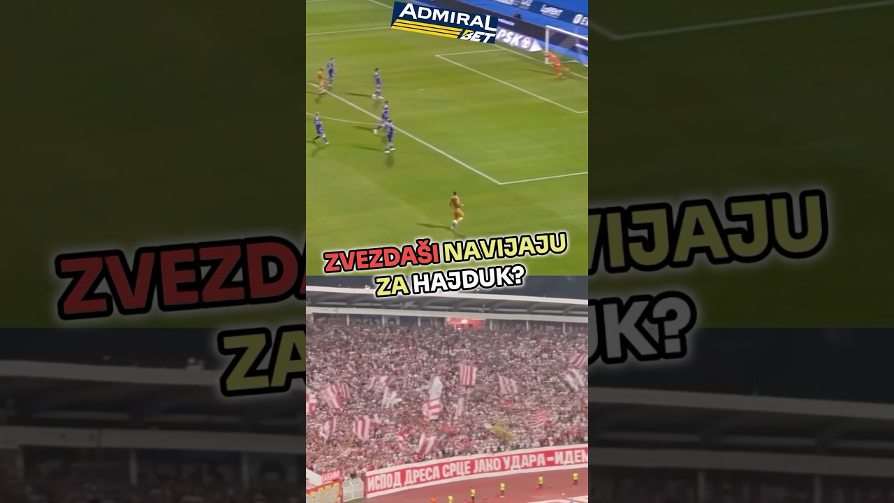 🔴  Zvezda navija za Hajduk!? Ako Hajduk bude prvak... 🔴