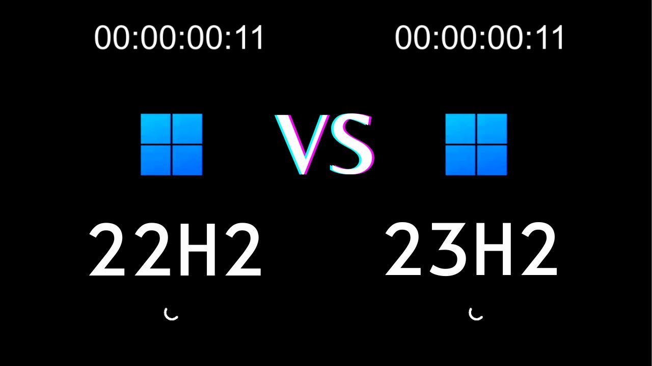 Windows 11 23H2 vs 22H2 Speed Test 📊