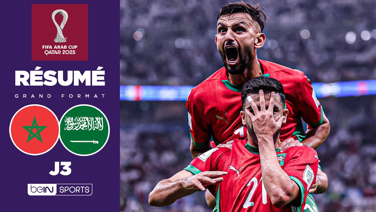 Maroc élimine l'Arabie Saoudite et se qualifie en 1/4 de finale 🦁