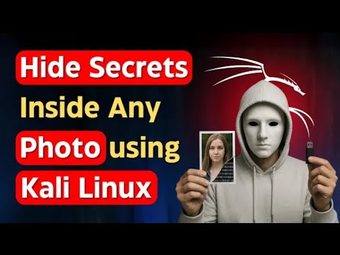 How to hide secret inside any photo using steghide in kali linux