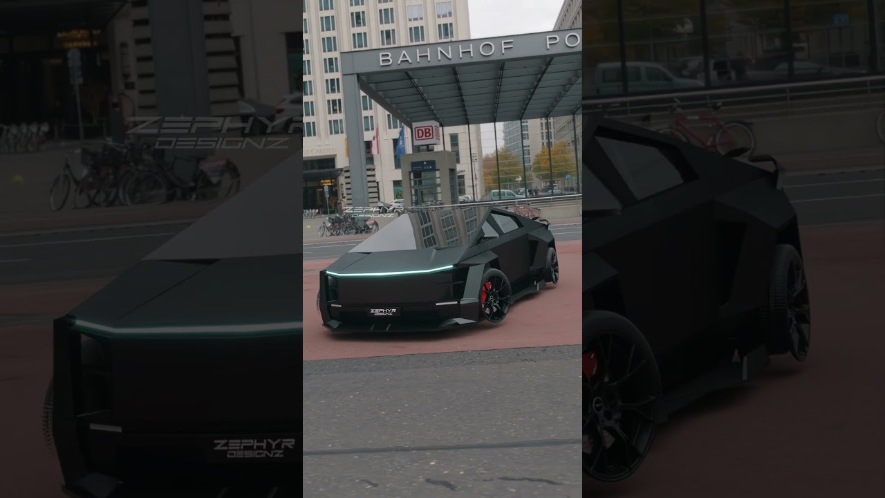 Cybertruck That Transforms! 🚗 #shorts