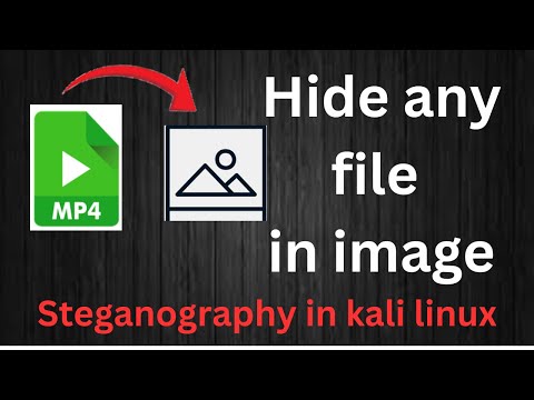 how to hide any file in image steganography || how to hide any file in image in kali linux