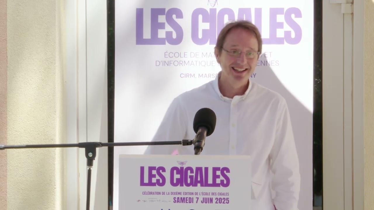 Discours de Pascal Hubert lors de la Célébration de la Dixième Édition de l'École de Mathématiques et d'Informatique des Cigales
